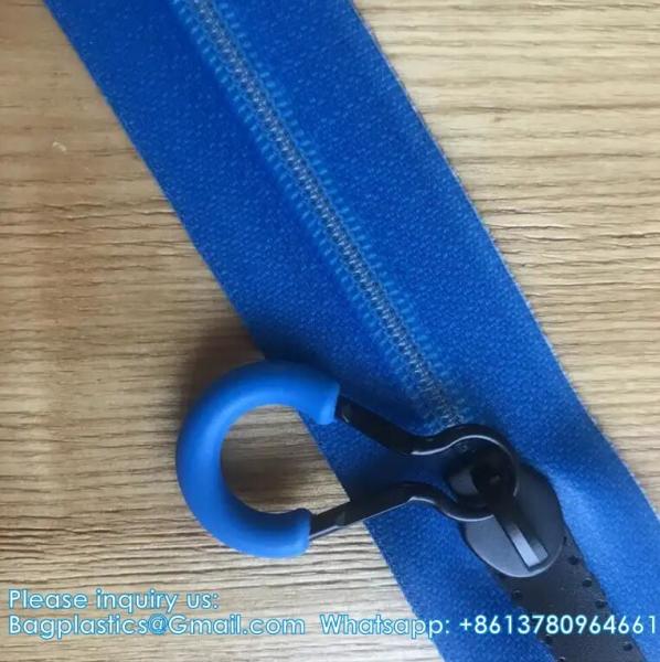 #8 Multicolor Airtight And Waterproof Zipper TPU Coated Heavy Duty Nylon Zippers Multiple Colours Available Custom