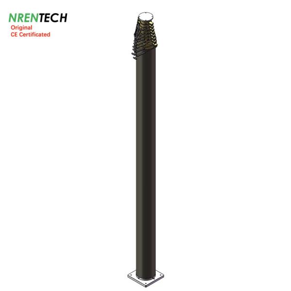 30m telescoping antenna pole 300kg payloads-5.5m closed height-for antenna-heavy duty payloads pneumatic mast