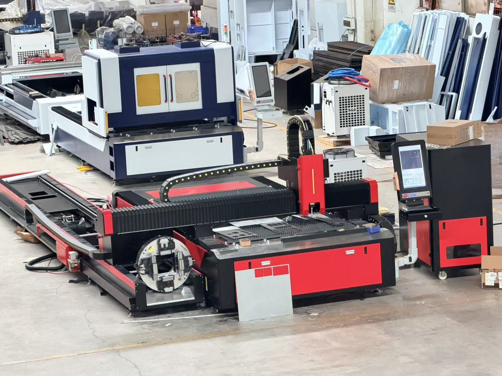 1500W-20000W Sheet And Tube Laser Cutting Machine Sheet Metal Laser Cutting Machine