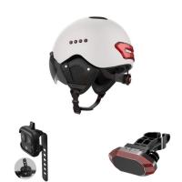 Casque de détection automatique de Smart Bluetooth du feu de freinage avec des certificats d'EN1078 et de CPSC