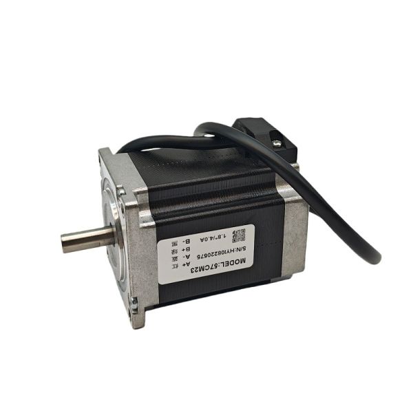 57CM23 NEMA 23 Stepper Motor with 2.3Nm Holding Torque 4A Rated Current and 57mm Frame Size for Industrial Automation