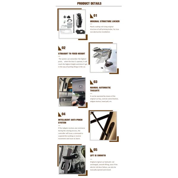 Y62 Nissan Station Wagon Electric Tailgate System Tailgate Lifter Auto Parts