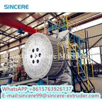 PE PP HDPE Wound Manhole Spiral Pipe Extrusion Line Hollow Walled