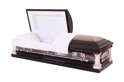 18 Gauge SS Funeral Coffins And Caskets , Wholesale Caskets Compact Design