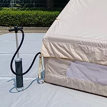 Air Tent, Inflatable Glamping Tent with Pump, Inflatable House Tent, Easy Setup Waterproof Outdoor Oxford Tents