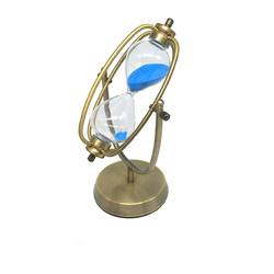 Temporizador de vidro da hora decorativa luxuosa do metal 1 hora Logo Customized