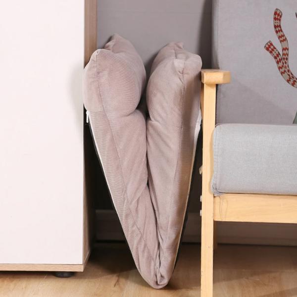 Minimalist Design Style Portable Floor Chair Legless Tatami with Back Support Fabric Cover Material