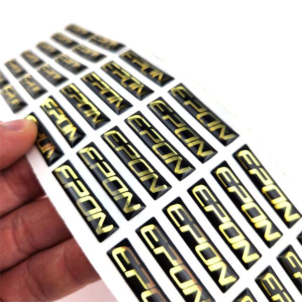 Brand Logos Epoxy Dome Stickers 3M Adhesive  Plastic Sticker Printing