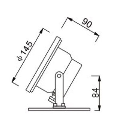 Фонтан сада большой 100В ИП68 привел света