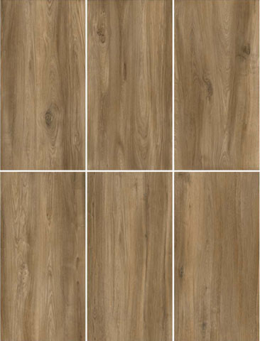 Light Brown Wood Grain Matte Antique Outdoor Stone Tile 600x1200mm