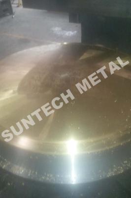 120mm thickness Copper Clad Plate / Tubesheet  for Heat Exchangers