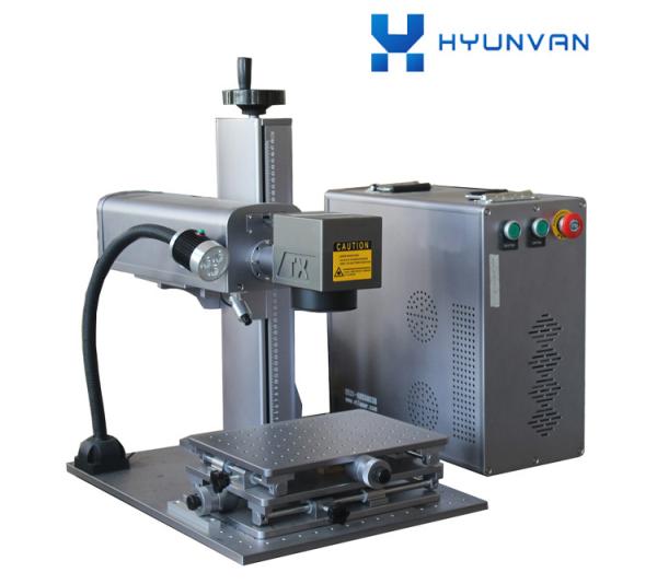 High Performance Color 20W Fiber Laser Marking Machine For Metal , Bearing