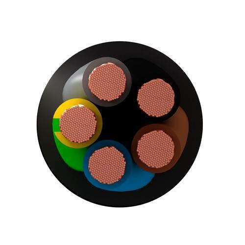 ECHU Cable 0.6/1KV Copper core PVC insulated PVC sheathed flexible power cable control cable (VVR 3x50+1x25)