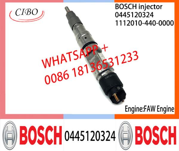Conjunto original 0445120324 do injetor de combustível diesel de BOSCH 0445120324 1112010-440-0000 para o motor de FAW