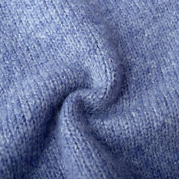 pull neck Womens Sweater Clothing Long Sleeve Knitted Crop Top Sweater