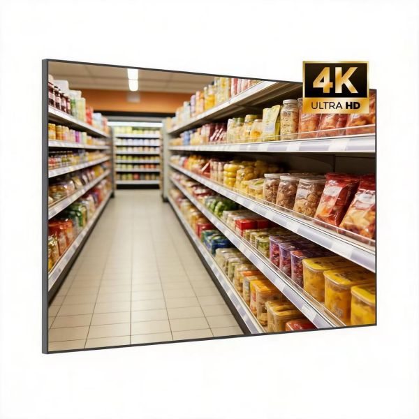 Full Color Digital Signage Display for Supermarket Aisle Retail Header Signage