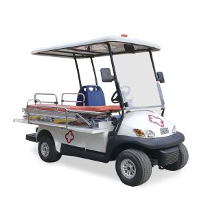 Electric Ambulance cart with two seaters and stretcher