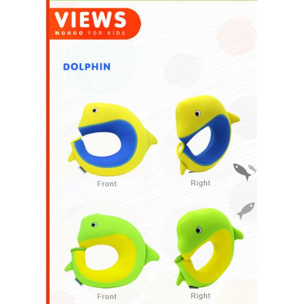 Customized Dolphin Kids Neck Pillow Travel To Reduce Neck Pressure