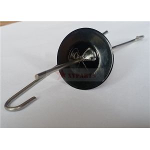 пружинные шайбы собственной личности нержавеющей стали 30mm удваивают бортовое черное покрытие для закрепления зажимов панели солнечных батарей