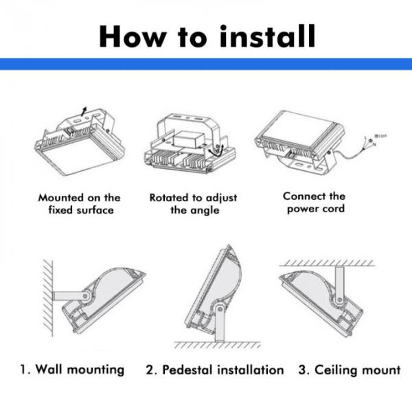 60W Outdoor  Solar LED Flood Lights