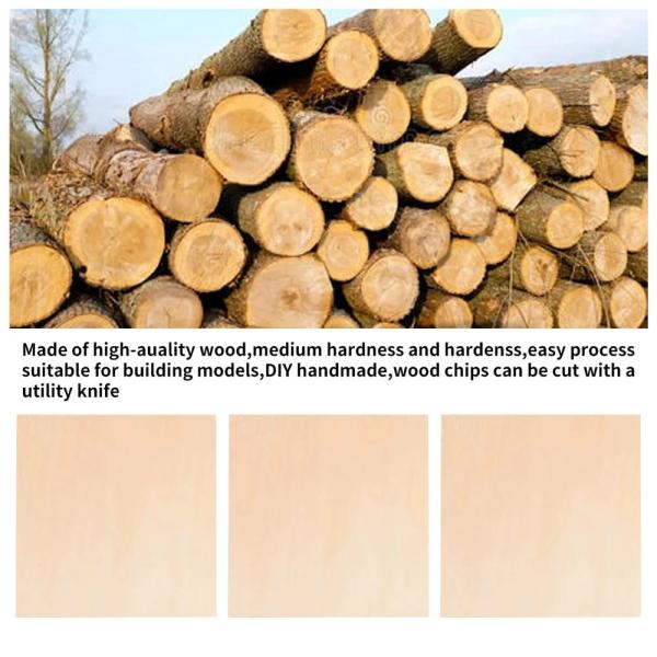 Laser Engraving Basswood Plywood Sheets Eco Friendly for staining painting cutting