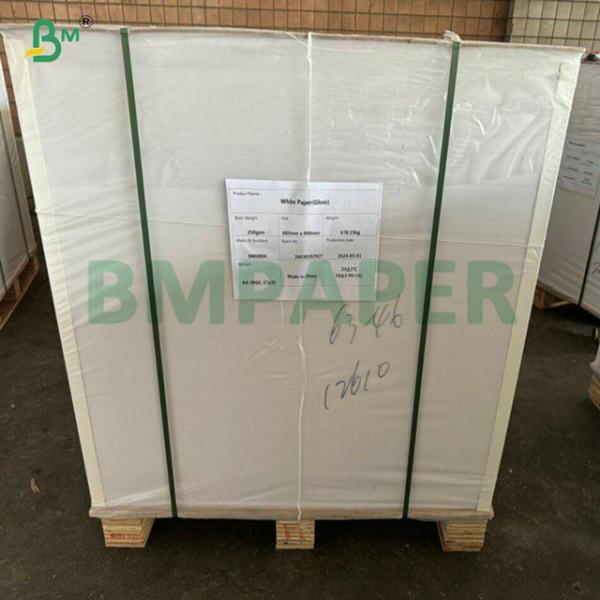 270gram 300gram 100% Foodgrade Coated 1 Side Ivory Board For Biscuit  Packaging Box
