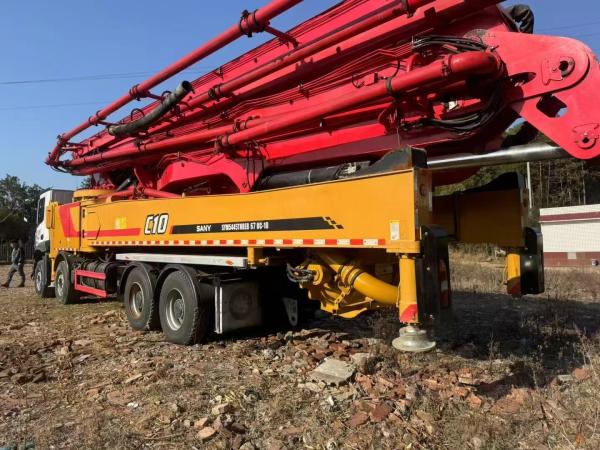 2021 Sany Heavy Industry Concrete Pump Truck 65m Installed Mercedes Chassis Price
