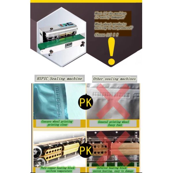 Hipac FR770 Multifunctional Food Film Sealer - Factory Direct, High-Quality & Durable