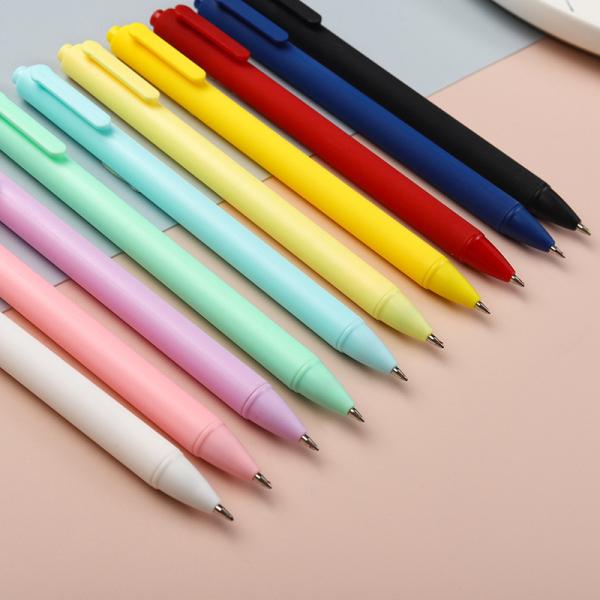 Minimalist Office Creative Gel Ink Pen Macaron Press Pen Sweet Colors Gift Gel Pen