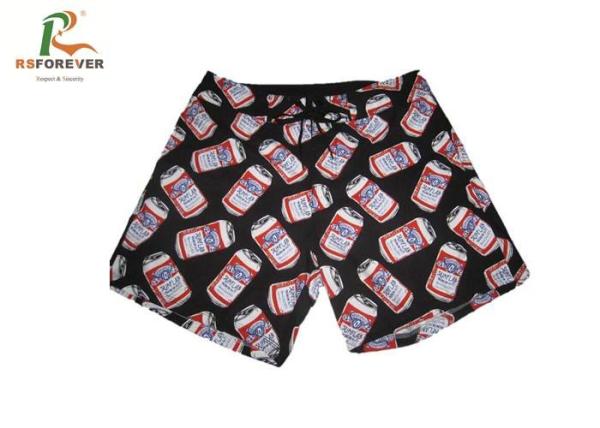Funny Custom Printed Boys Board Shorts 4 Way Stretch High Performance