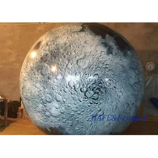 4.5м Светлая надувная планета Луна Надувные шарики Искусство для рекламного украшения