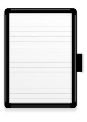 Waterproof Magnetic White Board / 4 X 3 Magnetic Dry Erase Board Wall Decal
