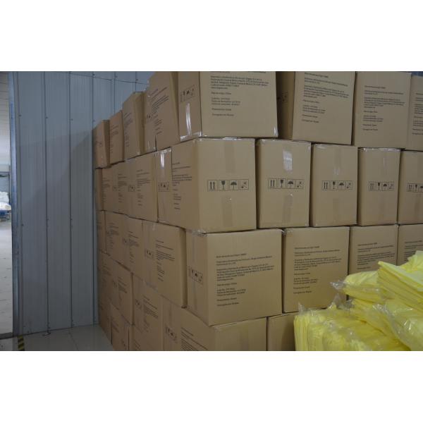 Hospital Stitched Seams Disposable Lab Coats With Knitted Collar