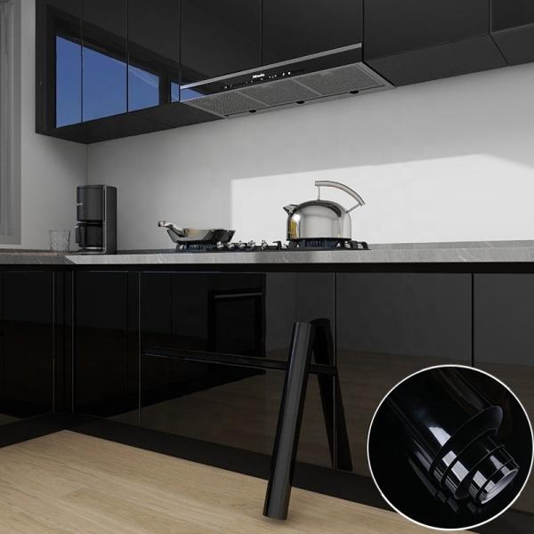 PET Kitchen Waterproof Wall Sticker Silver Grey Anti Oil Wallpaper For Kitchen