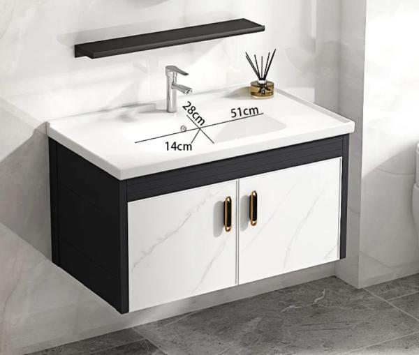 Durable Hanging Bathroom Cabinet for Commercial Applications