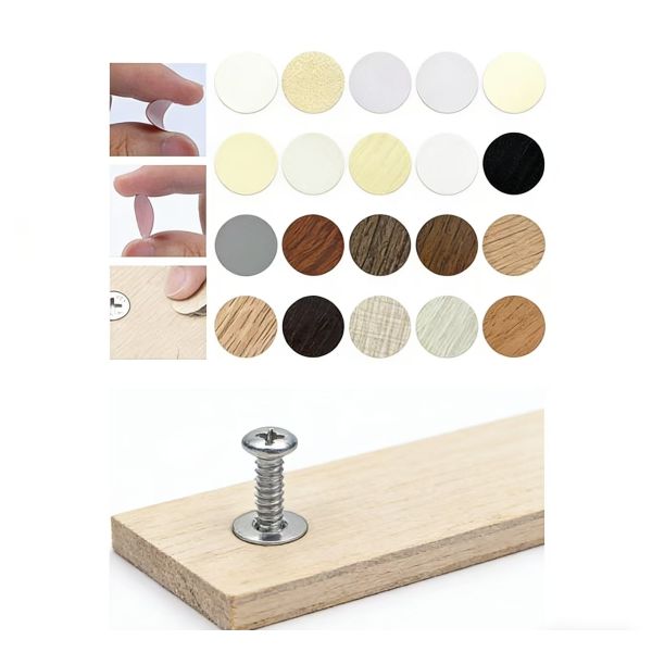 Decorative PVC Plastic Screw Covers for Easy Installation and Furniture Surface Repair