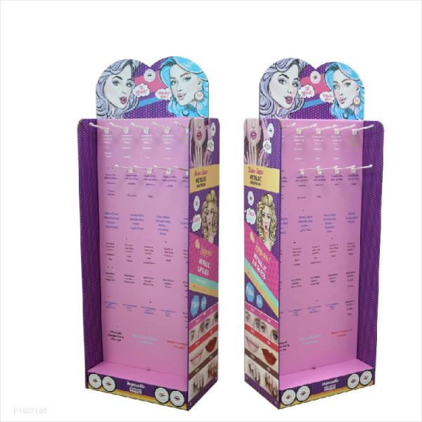 Caixas de exibição personalizadas de papelão, de balcão, de cartão, para exposições de produtos cosméticos