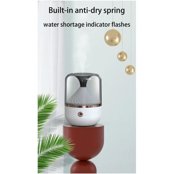Car Home Use Electric Fragrant Oil Diffuser Battery Powered With 7 Color LED Light