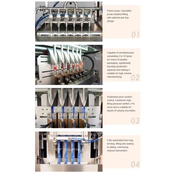 Sachet Liquid Stick Bag Packing Machine Multi-Function Food Beverage Machinery Vertical Filling Sealing Packaging Machine
