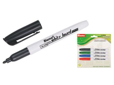 printed felt tip black color whiteboard marker in blister card packing