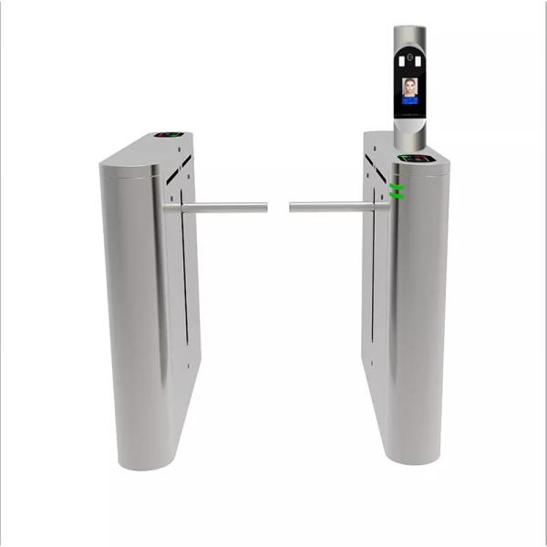 Infrared Sensor 304 Stainless Steel Motor Drive Drop Arm Turnstile for Security Protection and People Flow Management