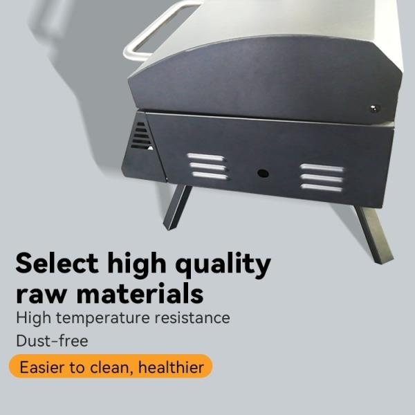 Grill de aço inoxidável de ar livre Grill fumador Grill fogão a fumo com grande capacidade