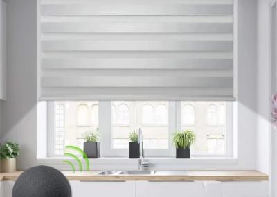 Manual Semi Blind Zebra Blind Curtain For Living Room Flexible Dimming