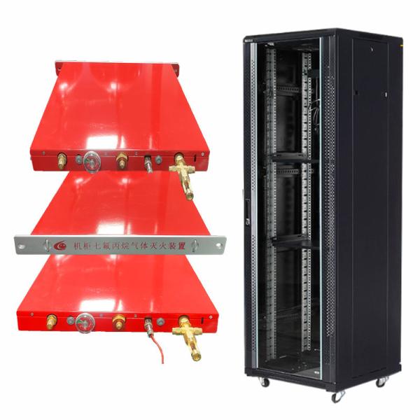 Red High Performance Rack Fire Suppression Unit For Industrial Fire Suppression