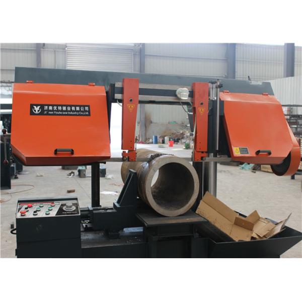 Automatic Double Column Metal Band Saw , Steel Cutting Bandsaw HYBSM200215