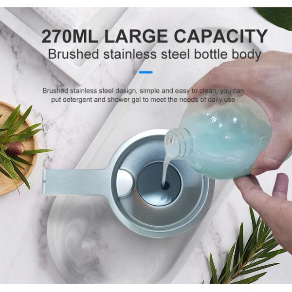 Чернота Bathroom SUS304 распределителя мыла USB 270ML автоматическая
