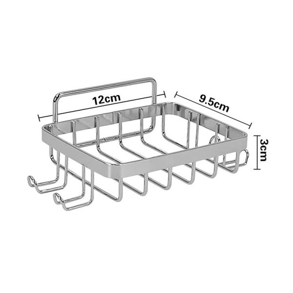 Wall Mounted Draining Soap Razor Saver Shower Wall Soap Dish Holder for Bathroom Tile