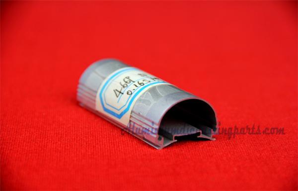 LED Fluorescent Tube Extruded Aluminum Profiles with Silver Anodize