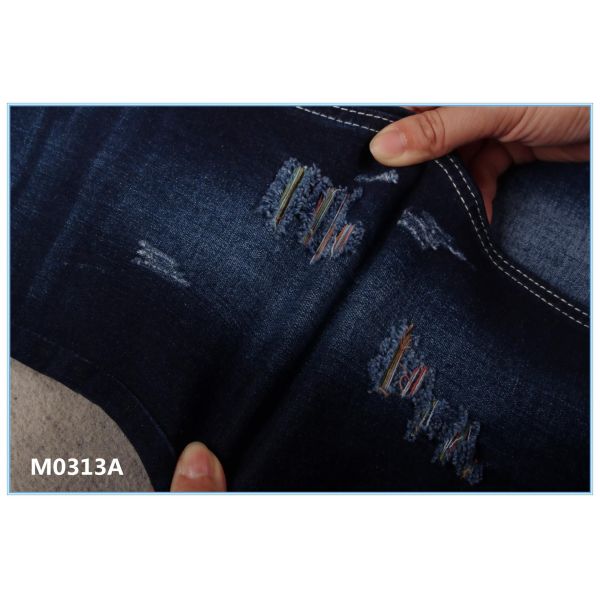 Colorful Backside Warp Slub Cotton Spandex Denim Fabric Jeans Fabric