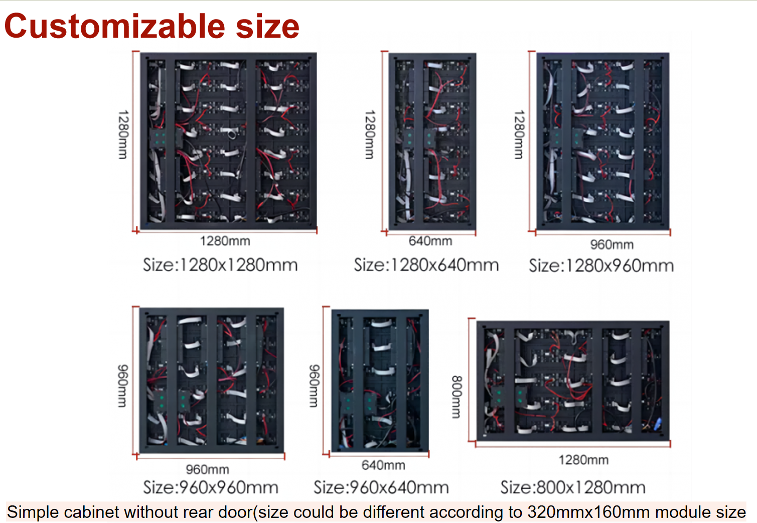 SMD2121 HD 4K Indoor P3 LED Video Wall with 320x160mm Module and 3840Hz Refresh Rate